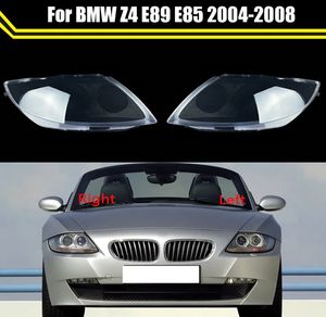 Cubierta de lámpara de repuesto para coche, tapas de faros, cubierta de lámpara, carcasa de lente de cristal para BMW Z4 E89 E85 2004-2008