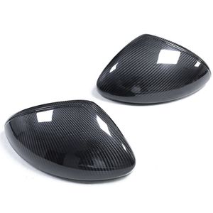 Carcasa de espejos retrovisores de coche para Porsche 718 982, cubierta de espejo retrovisor de fibra de carbono seca, embellecedor izquierdo y derecho