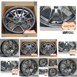 Auto Velgen Hyper Zwart 15 Inch 4X100 4X114.3 Accessoires Lichtmetalen Velg Fit Voor Honda Mazda Hyundai mini Nissan Suzuki Chevrolet Drop Deliv Dhxrw