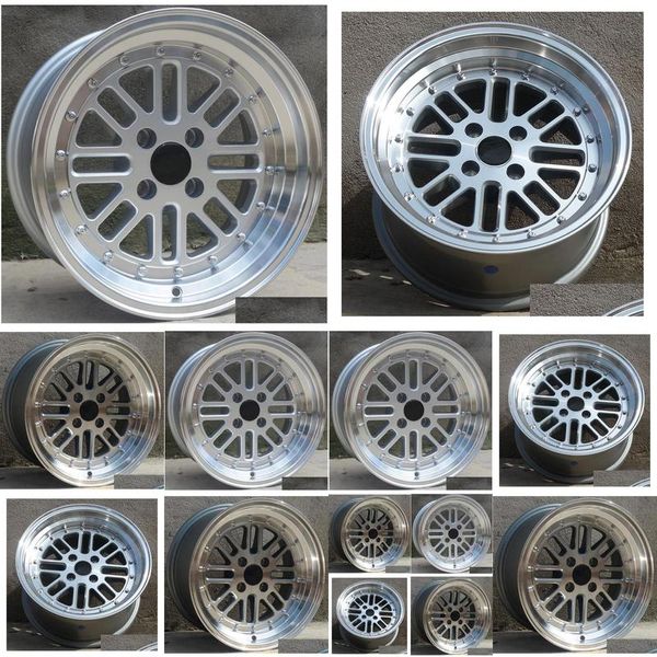 Llantas de automóviles Rendimiento Labio ancho 15 pulgadas 15x8.0 4x100 Rueda de aleación Ajuste para Mazda Mx-5 Entrega de gotas Automóviles Motocicletas Piezas de automóviles Whe Dhtfv