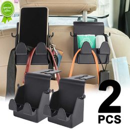 Auto -stoel rughaak Universal 2 In 1 Auto hoofdsteun hangende opbergdoos houder haken beugel voertuig styling decor auto accessoires