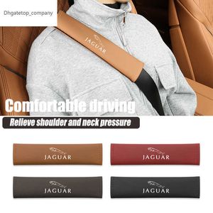 Housse de ceinture de sécurité de voiture protéger les accessoires de coussin souple de cou d'épaule pour Jaguar XF XE X-Type F-Pace XJ XEL XFL F-Type E-Pace X XK