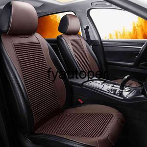 Auto Seat Cover Ademend Mercerized Cotton Saddle Lederen Kussen Voor BMW TOYOTA KIA FORD MAZDA GOLF-auto-accessoires Custom