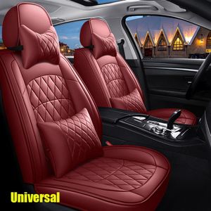 Auto Bekleding Voor Audi A3 A4 B6 A6 A5 Q7 Fit Bmw Toyota Zetels Interieur Protector Kussen Set Automotive stoelhoezen Universal2204