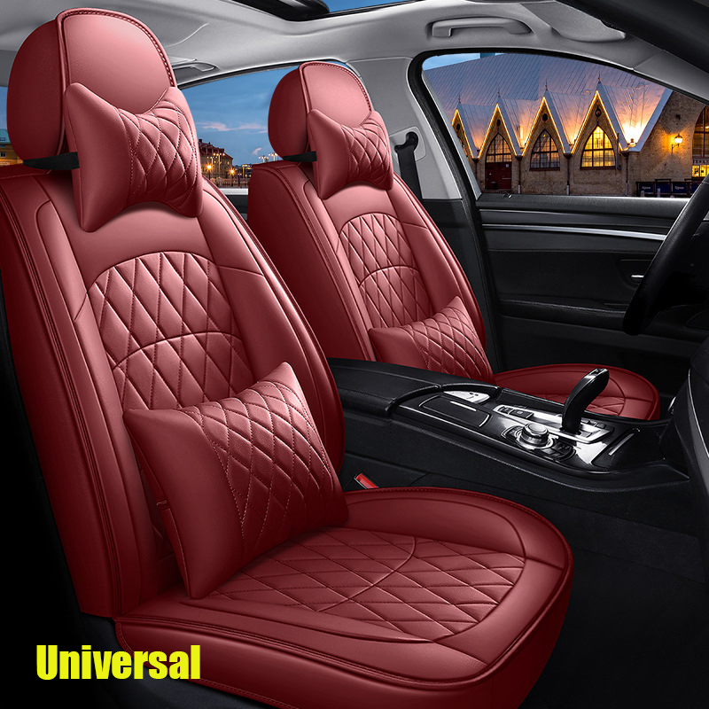 Car Seat Cover for Audi a3 a4 b6 a6 a5 q7 fit BMW Toyota seats Interior protector cushion set Automotive Seat Covers Universal