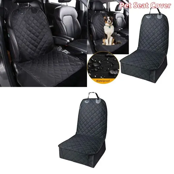 Cubiertas de asiento de coche 1 PCS Automóvil Antideslizante Impermeable Auto Frente Cubierta Protector Protector Mat Seguridad Accesorios de viaje para Cat Dog Carrier