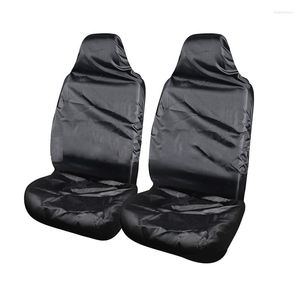 Housses de siège de voiture 1 Pcs Cover Single Black Auto Parts Driving Co-Driver Waterproof Dustproof