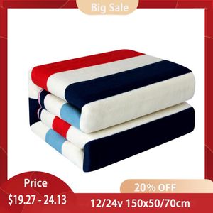 Housses de siège de voiture 12/24v 150x5 0/70cm, couverture électrique, matelas SUV, coussin chauffant d'hiver, camping-car, camions, lit automobile, coussin chauffant