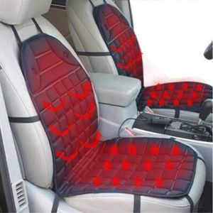 Housses de siège de voiture 12V housse de coussin chauffante chaise de Massage électrique accessoires d'hiver chauds chauffage rapide voiture-styling1286b