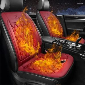 Couvre-sièges d'auto 12V chauffage d'origine électrique chauffage chauffant coussin d'hiver Accessoires de couverture chaude