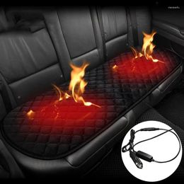 Housses de siège de voiture, coussin chauffant arrière 12V, coussin de Protection contre la mise hors tension automatique, température confortable, hiver