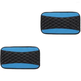 Housses de siège de voiture 2 pièces housse de bagage Console Pad repose-bras automatique coussin rembourré accoudoirs