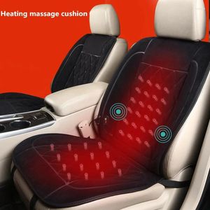 Auto -stoelbekleding 2024 Voertuig Multifunctionele rugmassagestoel Kushion Body nek taille verwarming