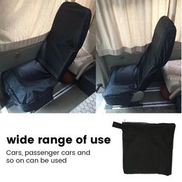 Auto-stoel omvat 2 stks waterdichte nylon universele cover front busbeschermers niet-slip achterste stofveilig voor auto's bus