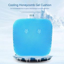 Auto -stoel bedekt 3D Cushion Ademende honingraat Decompress Gel Air Cool Universal Auto Cooling Pad zitten kussens