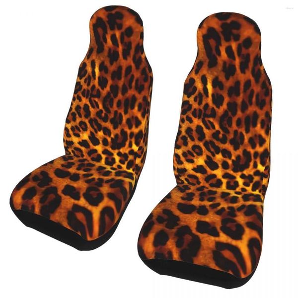 Housses de siège de voiture imprimées en 3D, léopard, universelles, pour voitures, camions, SUV ou Van, guépard, protection des sièges baquets pour femmes