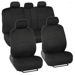 Le siège d'auto couvre 5 sièges set complet banc à partage avant et arrière pour voitures faciles à installer accessoires camions Van SUV