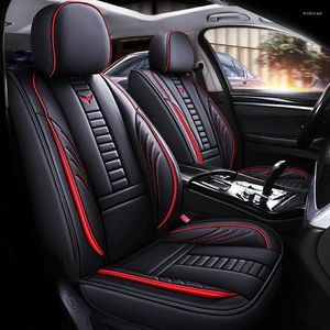 Couvre-siège d'auto 5 sièges Couverture en cuir universel de haute qualité pour E46 E90 E21 E30 E36 E91 E92 E93 F30 F31 F34 F35 Accessoires automobiles