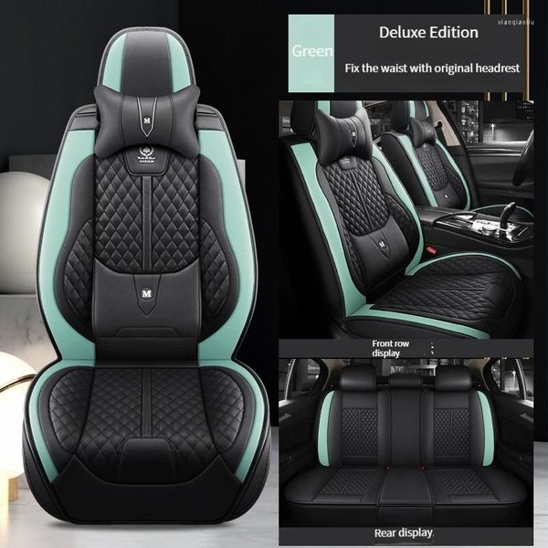 Fundas de asiento de coche 5 asientos funda Universal de alta calidad para SsangYong Korando Rexton Actyon presidente Kyron accesorios Protector de desgaste