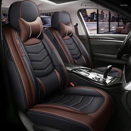Auto -stoel omvat 5D Automotive Vehicle Cushion Universal Fit Set voor Auto Interior Accessories Four Seasons Automobiles
