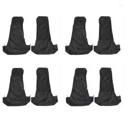 Housses de siège de voiture 8X, universelles, imperméables, en Nylon, protection avant pour Van, paire noire