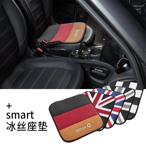 Housses de siège de voiture, accessoires pour Smart Fortwo Forfour 451 453 2009-2024, matériau en Fiber de glace de haute qualité, respirant et dissipant la chaleur