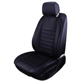 Auto-stoel bestrijkt Aiyuji Luxe PU lederen kussenpak voor de meeste auto's met slanke taille Backstrest 1PCS 3Colors Non-Silp Cover