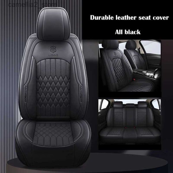 Fundas de asiento de coche Protección para todo tipo de clima Funda de asiento de cuero universal para Ssangyong Kyron Actyon Sport Korando Rodius Rexton Accesorios para automóviles Q231120