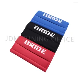 Autostoelhoezen Auto-accessoires JDM Bride Zachte riemhoes Universele stoffen schouderkussenbeschermer Veiligheidsgordels Pads