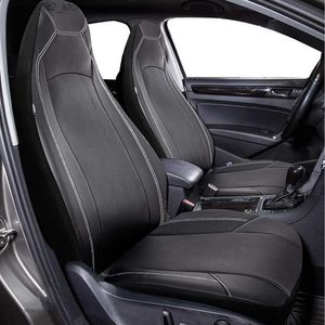 Housses de siège de voiture AUTO PLUS Housses de siège de voiture universelles à dossier haut en cuir imperméable de qualité supérieure, ensemble complet compatible avec airbag Q231120