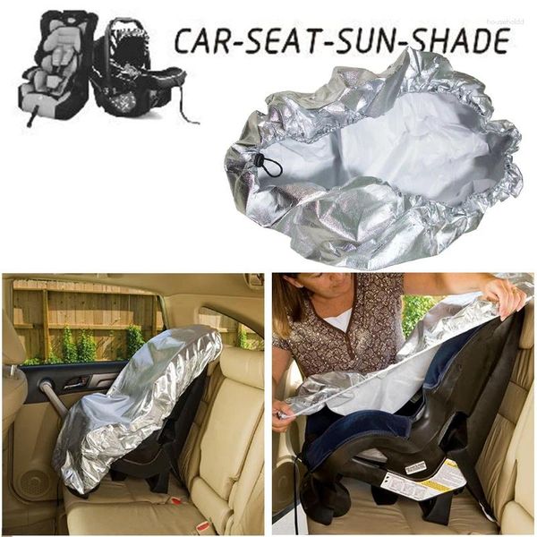 Cubiertas de asiento de coche, cubierta de parasol para bebé, para niños, para niños, cochecito de seguridad para coche, película de aluminio, sombrilla, Protector contra polvo UV