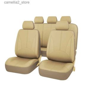 Fundas para asientos de coche BHUAN Funda de asiento de coche de cuero para Nissan todos los modelos Tiida Qashqai X-trail Murano March Teana Patrol Paladin SYLPHY livina Altima Q231120