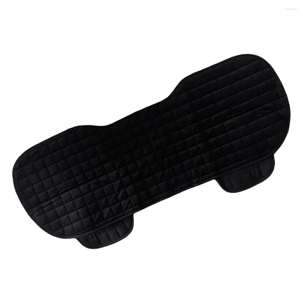 Couvre les couvre-voiture en peluche noire universelle arrière arrière couvercle doux protecteur éponge chaise chaise coussin tampon respirant confortable