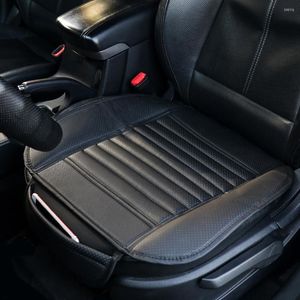 Fundas de asiento de coche Protector de puf negro Funda de SUV delantera nacarada