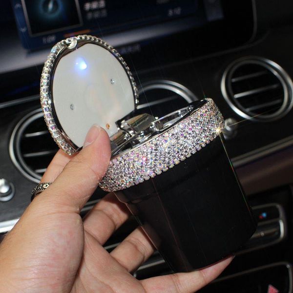 Housses de siège de voiture Bling strass décoration intérieure boîte à mouchoirs en cristal évent parfum clip support de téléphone pendentif accessoires205p