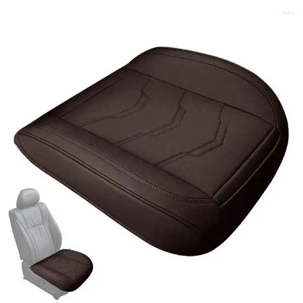 Housses de siège de voiture, tapis inférieur en cuir, couverture confortable, accessoires de protection pour voitures de course monospace