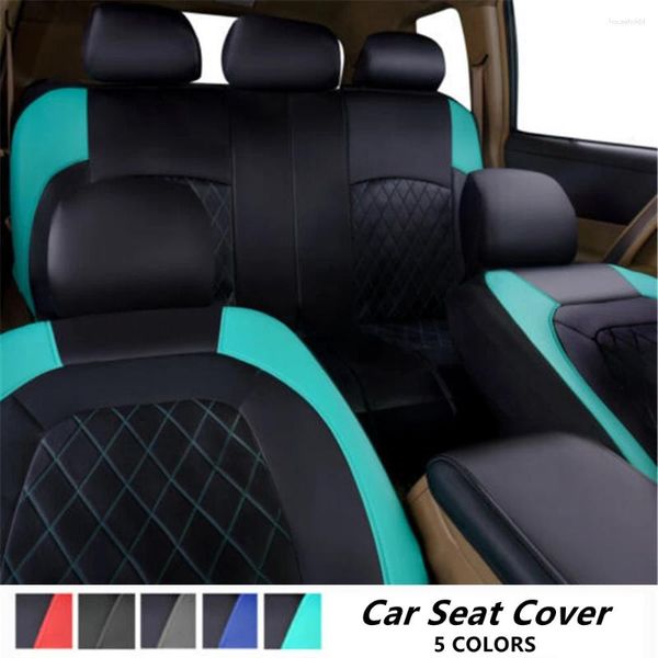 Fundas de asiento de coche, asientos de coches para Citroen C2 C3 C4 Cactus C5 Picasso C6 DS3 DS4 DS5, cojín Protector de cuero PU delantero/trasero