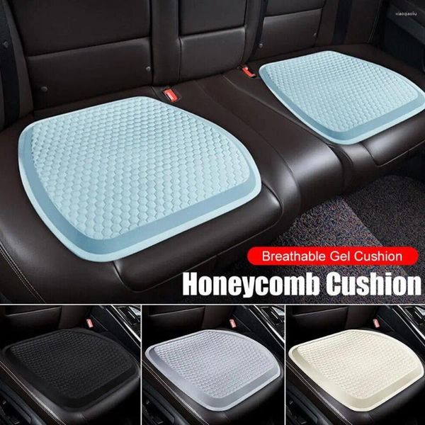 ¡Las cubiertas de los asientos de automóvil se enfrían este verano con el colchón de gel de hielo de Honeycomb universal!