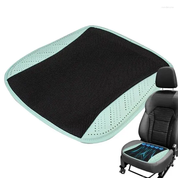 Housses de siège de voiture housse de coussin de refroidissement avec 5 ventilateurs vitesse du vent à 3 vitesses ventilées pour les voitures