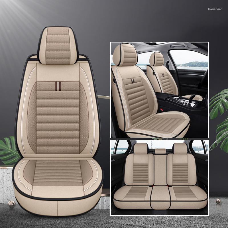Car Seat Covers Cover For Changan Cs35 Plus Cs15 Cx70 Universal Full Set Flax Auto Accessories