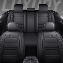 Fundas de asiento de coche para I30 Ix35 Kona Ioniq 5 I40 Tucson Coupe Elantra Mistra, accesorios universales de cuero impermeables para automóviles