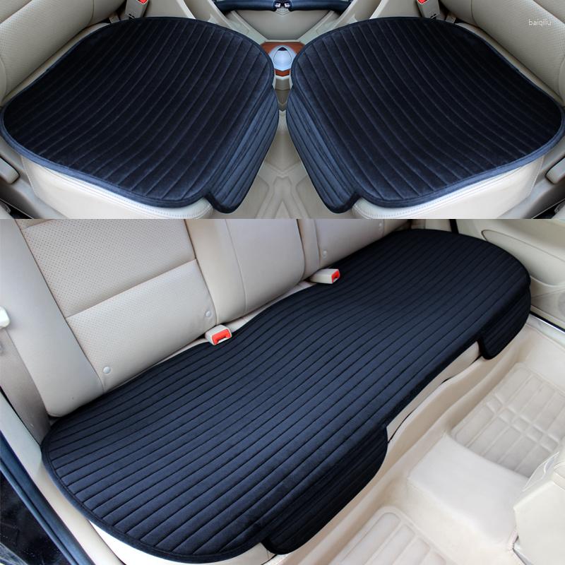 Car Seat Covers Cover Front Rear Fabric Cushion Breathable Protector Mat Pad Universal Auto Interior Truck SUV Van Styling