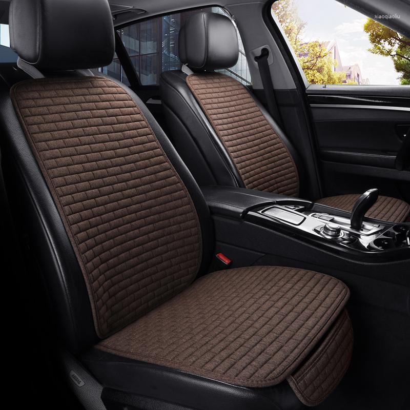 Car Seat Covers Cover Front/rear Flax Protect Cushion Automobile Protector Pad Mat