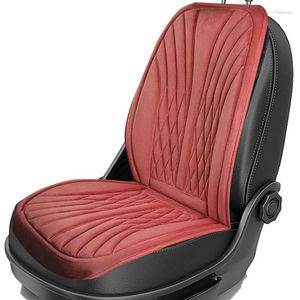 Housses de siège de voiture couverture chauffante à trois vitesses réglable sièges d'auto coussin de chaise chauffe-tapis avec Protection contre les surcharges adaptée à la plupart