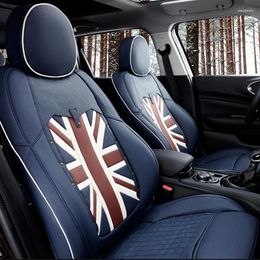 Housses de siège de voiture en cuir pour Mini Cooper Countryman F60, accessoires d'intérieur automobile, décoration de moto, coussin de protection