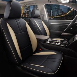 Housses de siège de voiture en cuir, spécialement adaptées pour 7 sièges Gac GS8, entièrement recouvertes avec ensemble complet avant et arrière