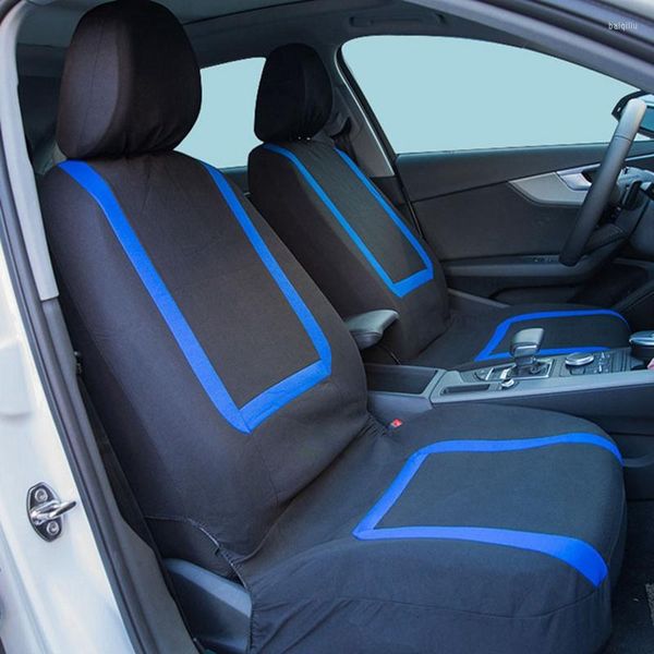 Housses de siège de voiture couverture Mdcs avant/arrière coussin de véhicule ne bouge pas universel en cuir Pu vert/rose antidérapant pour 4008 X6 X45