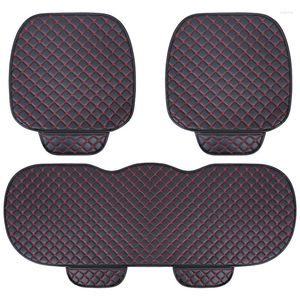 Housses de siège de voiture ensemble de couverture Protection universelle en cuir sièges Auto coussin tapis tapis chaise protecteur accessoires intérieurs