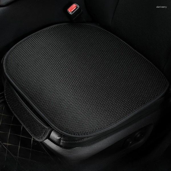 Cubiertas de asiento de automóvil Cojín Medio paquete Seda de hielo Verano Pieza única Antideslizante Cubierta fresca Interior automotriz