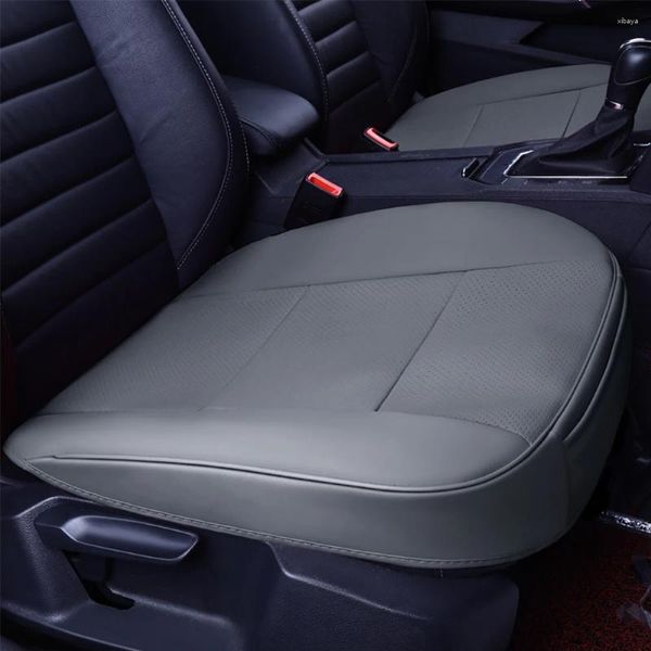 Cubiertas de asiento de automóvil cojín PU Leather Protector Four Seasons Universal sin deslizamiento sin deslizamiento